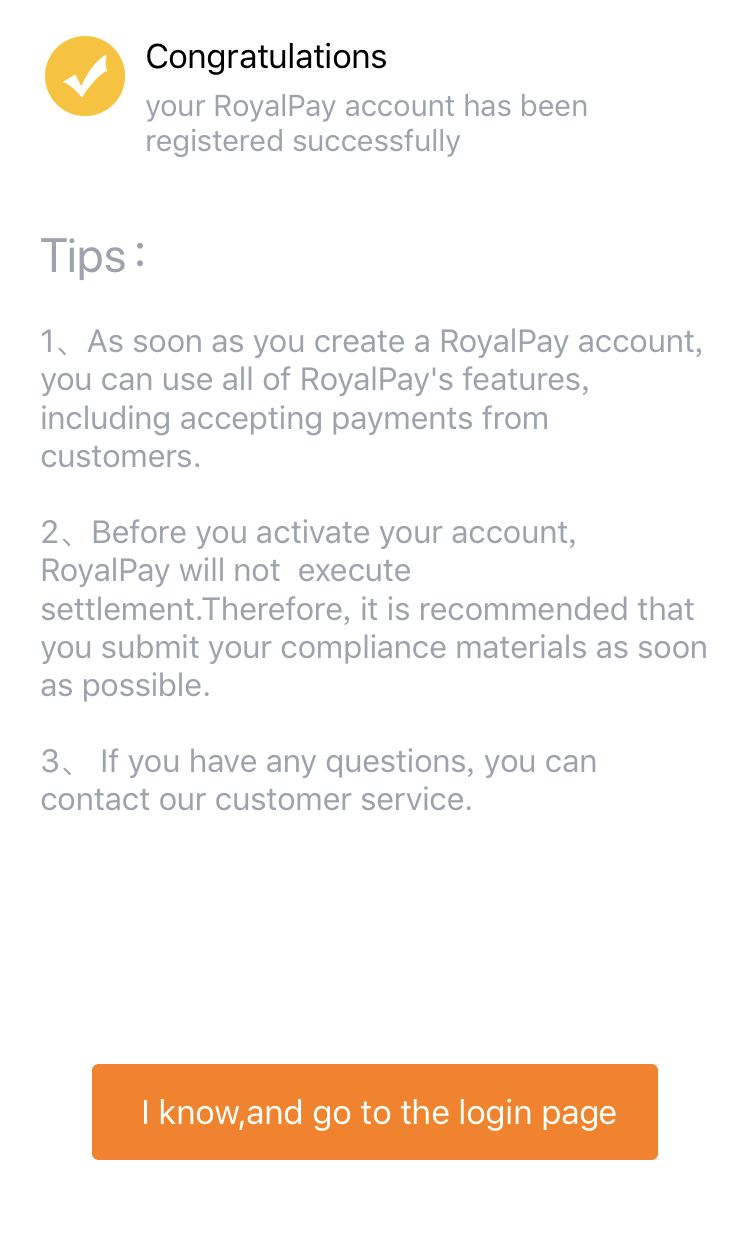 RoyalPay APP功能科普：商户自助开通申请教程(2024年版) 第6张